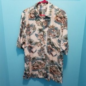 Half Moon Bay Vintage Iconic 90's Hawaiian Shirt